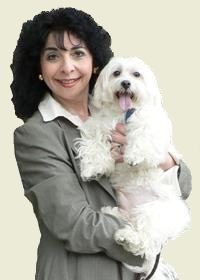 Jo Sarnelli and her dog Napoleon